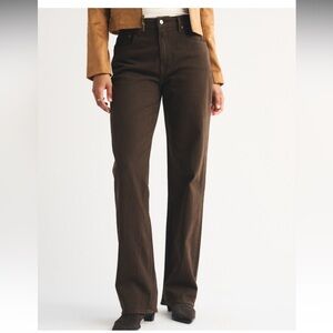 Abercrombie & Fitch 90s Straight Ultra High Rise Curve Love 30/10R